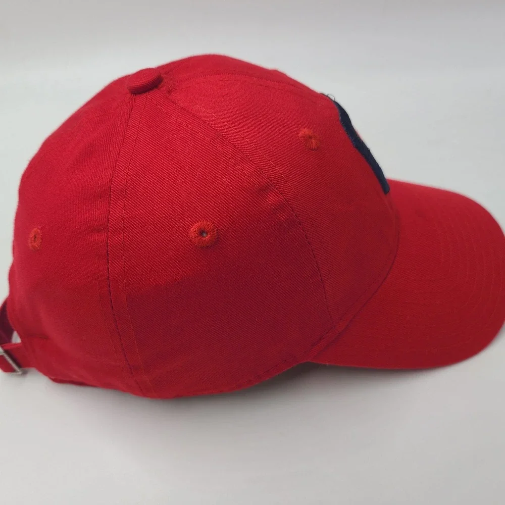 Women Cleveland Indians Hat Strapback New Era 9Forty Red Blue‎ MLB Baseball Logo
